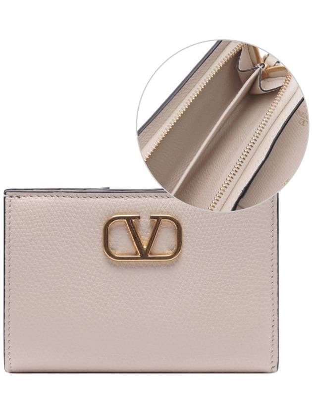 Women s V Logo Folding Card Wallet 5W2P0Z79 SNP I16 24F - VALENTINO - BALAAN 2