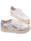 Medalist Leather Suede Blue Tab Low Top Sneakers White - AUTRY - BALAAN 6