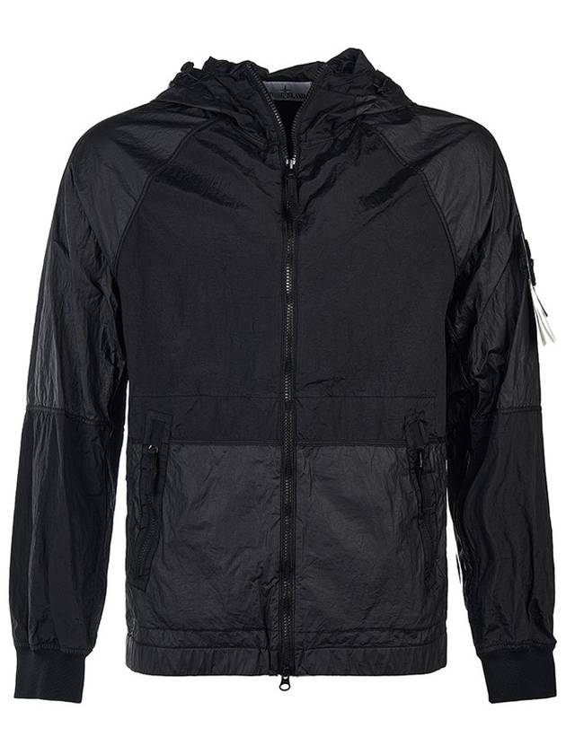 Nylon Metal Watro-TC Hooded Jacket Black - STONE ISLAND - BALAAN 2