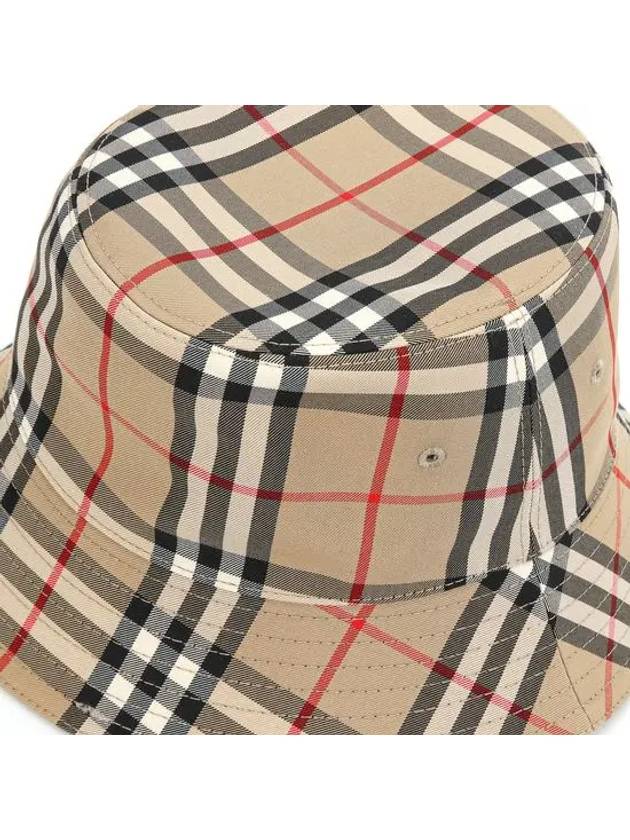 Vintage Check Technical Bucket Hat Beige - BURBERRY - BALAAN 5