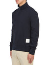 Thermal Rib Ottoman Stripe Turtleneck Navy - THOM BROWNE - BALAAN 3