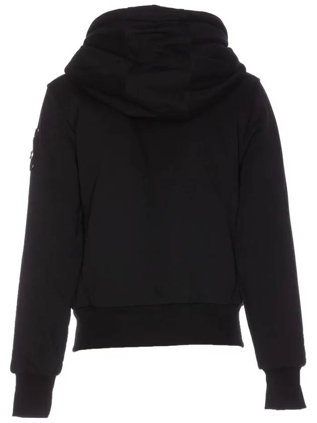 Classic Bunny Zip Up Hoodie Black - MOOSE KNUCKLES - BALAAN 3