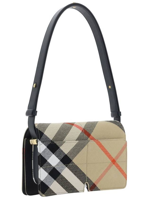 Snip Check Shoulder Bag Sand - BURBERRY - BALAAN 4