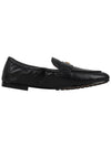 Ballet Double T Napa Leather Loafers Black - TORY BURCH - BALAAN 5