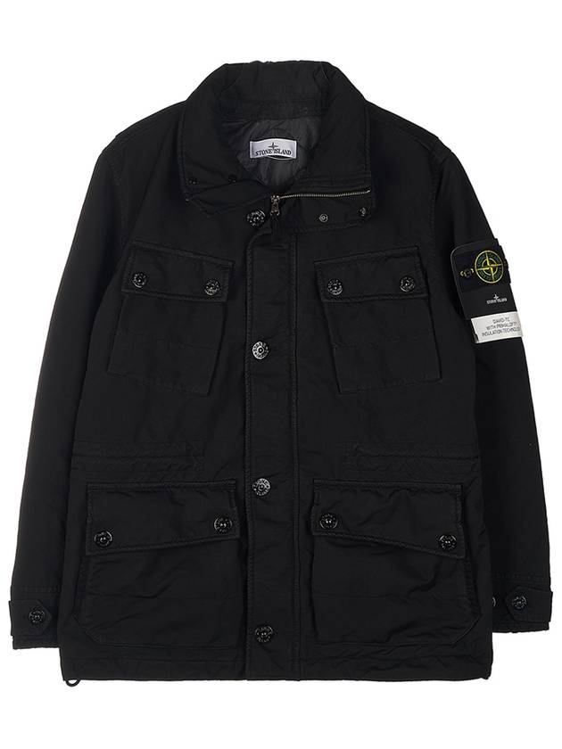 Men's Logo Patch Jacket Black - STONE ISLAND - BALAAN 2