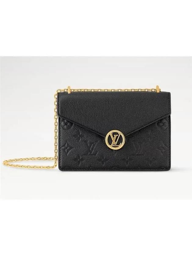 Wallet On Chain Rosy Shoulder Bag Black - LOUIS VUITTON - BALAAN 2