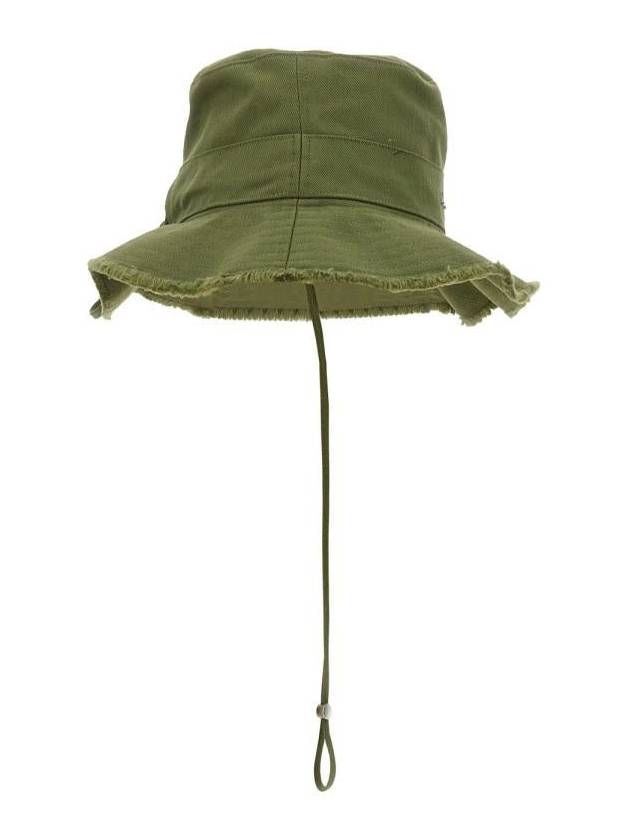 Le Bob Artichaut Cotton Bucket Hat Khaki - JACQUEMUS - BALAAN 4