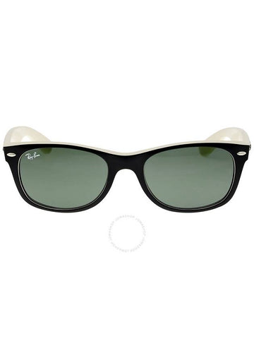 Ray Ban New Wayfarer Color Mix Green Classic G-15 Unisex Sunglasses RB2132 875 52 - RAY-BAN - BALAAN 1