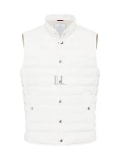 Down Vest Off White - BRUNELLO CUCINELLI - BALAAN 2