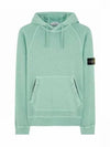 Men's Wappen Patch Sweat Hoodie Green - STONE ISLAND - BALAAN 2