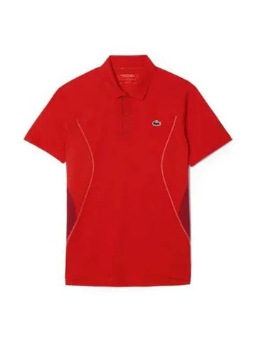 Novak partial mesh short sleeve polo DH731154GF8M - LACOSTE - BALAAN 1