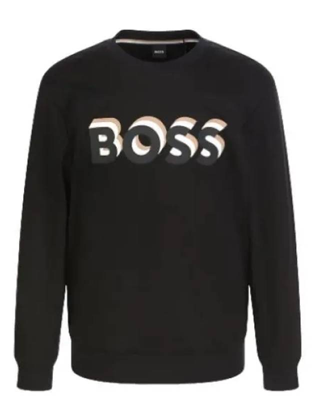 Boss tricolor logo sweatshirt t shirt - HUGO BOSS - BALAAN 1