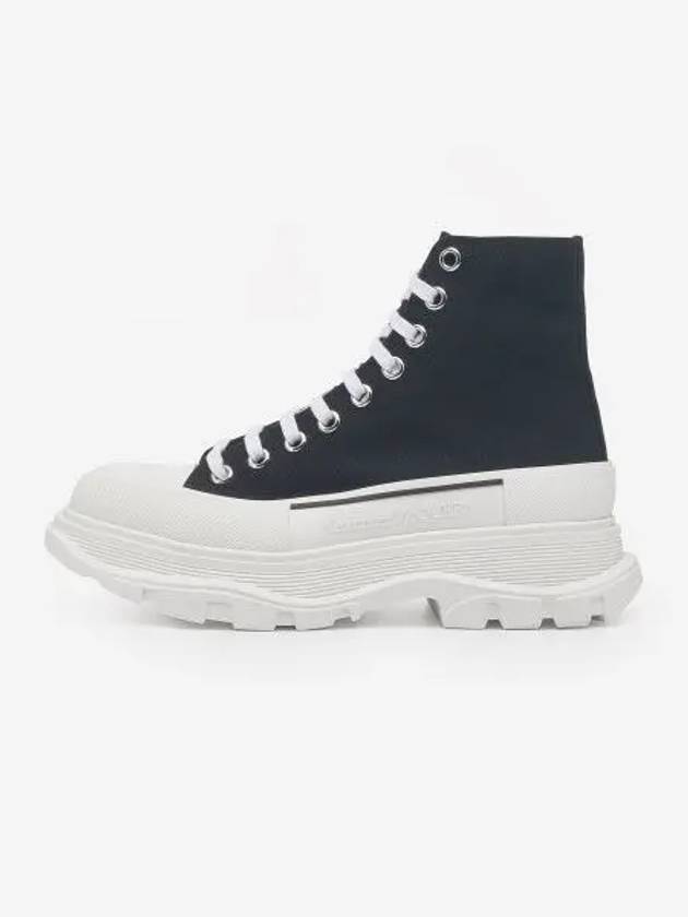 Tread Slick High Top Sneakers White Black - ALEXANDER MCQUEEN - BALAAN 2