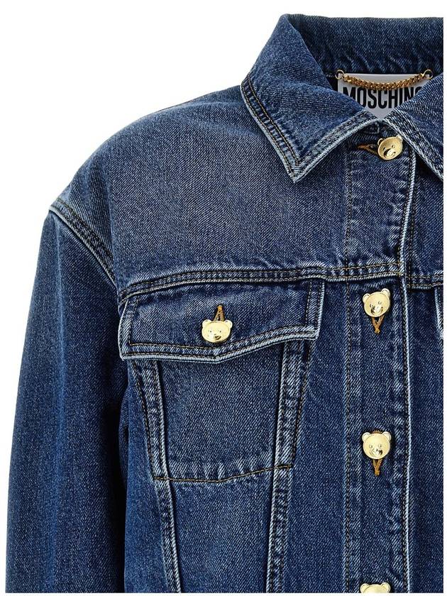 Moschino 'Teddy' Button Jacket - MOSCHINO - BALAAN 3