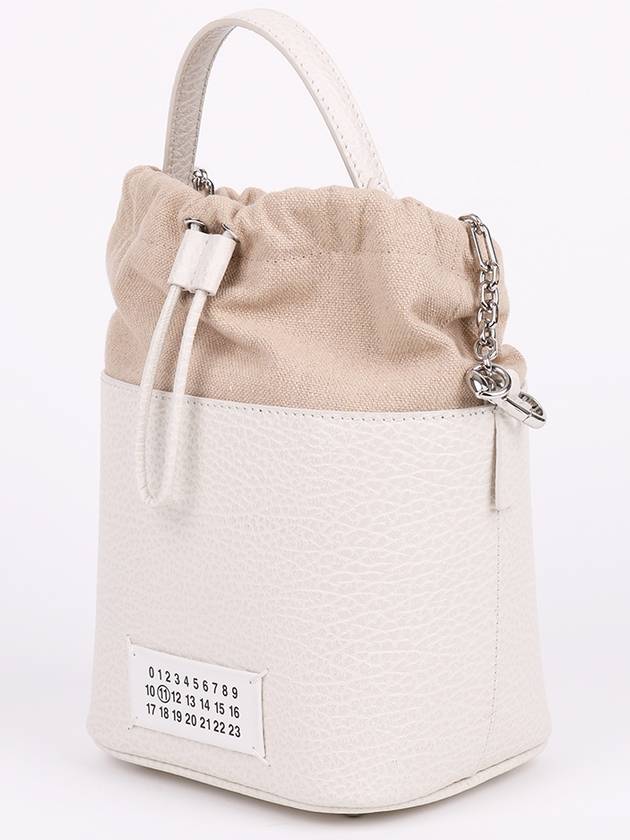 Greige mini bucket shoulder bag - MAISON MARGIELA - BALAAN 2