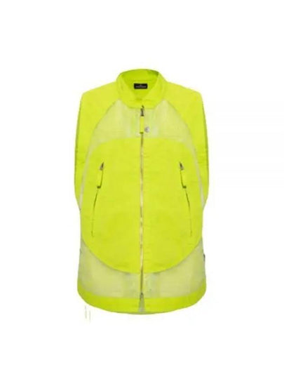 Shadow Project Distorted Ripstop Organza TC Vest Pistachio Green - STONE ISLAND - BALAAN 2