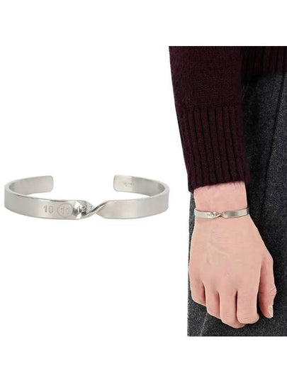 Twist Number Engraved Bracelet Silver - MAISON MARGIELA - BALAAN 2