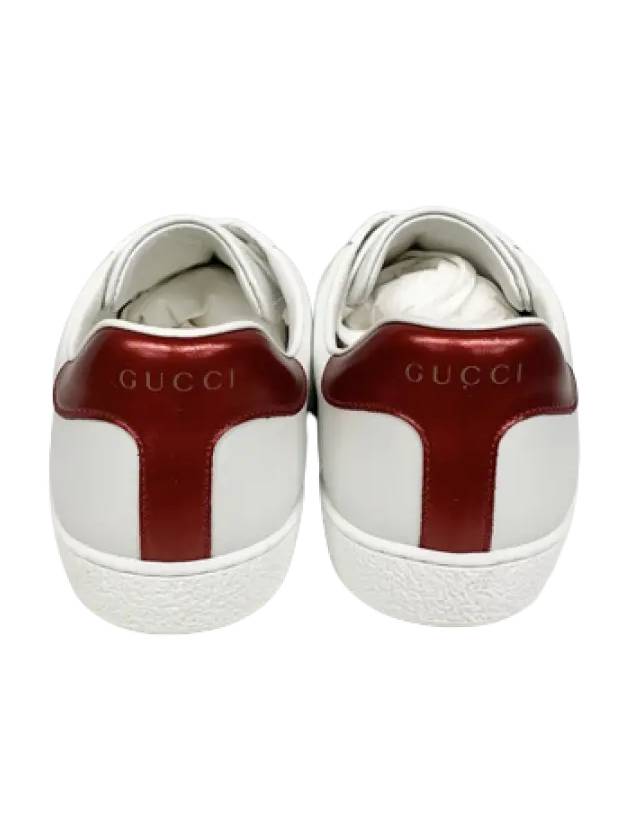 Banding Stripe Low Top Sneakers White - GUCCI - BALAAN 5