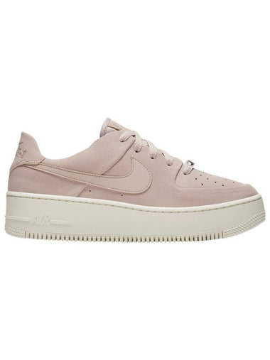 Women's  Air Force 1 Sage Low Top Sneakers Particle Beige - NIKE - BALAAN 1