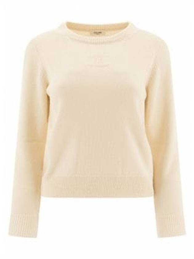 Women s Knit Top C line Sweaters Beige - CELINE - BALAAN 2