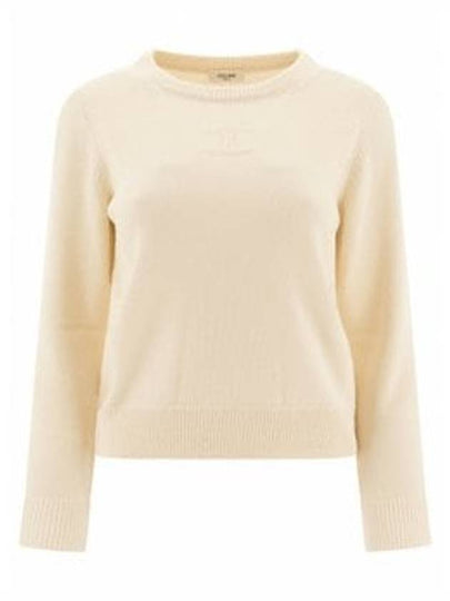 Women s Knit Top C line Sweaters Beige - CELINE - BALAAN 2