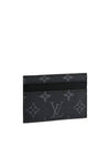 Monogram Eclipse Double Card Wallet Black - LOUIS VUITTON - BALAAN 5