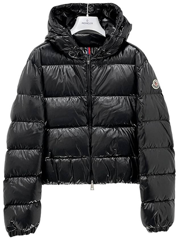 Women s Logo Patch BAYARD Down Padded Short Jacket Black 1A00083 5963V 999 - MONCLER - BALAAN 1