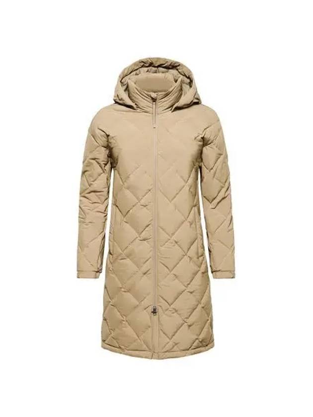 BLACKYAK Women s Diamond Tube Long Down Jacket CL - BLACKBROWN - BALAAN 1