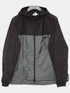 Triangle Logo Re-Nylon Track Jacket Black Iron Grey - PRADA - BALAAN 3