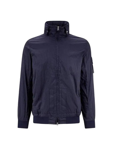 Men's Logo Patch Nylon Metal Zip-up Jacket Navy - STONE ISLAND - BALAAN 1