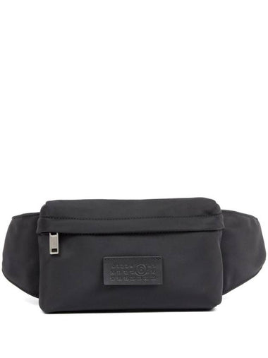 Logo Patch Belt Bag Black - MAISON MARGIELA - BALAAN 1