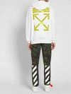 OMBB029S180030240160 Fire Taping Hooded Sweatshirt - OFF WHITE - BALAAN 7