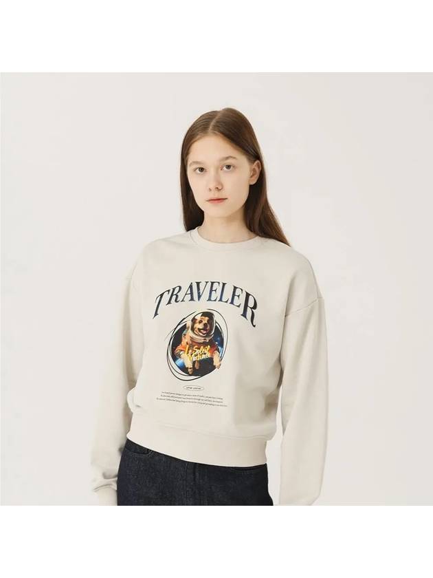 Brushed Options Space Traveler Puppy Sweat Shirts GREIGE - LE SOLEIL MATINEE - BALAAN 2