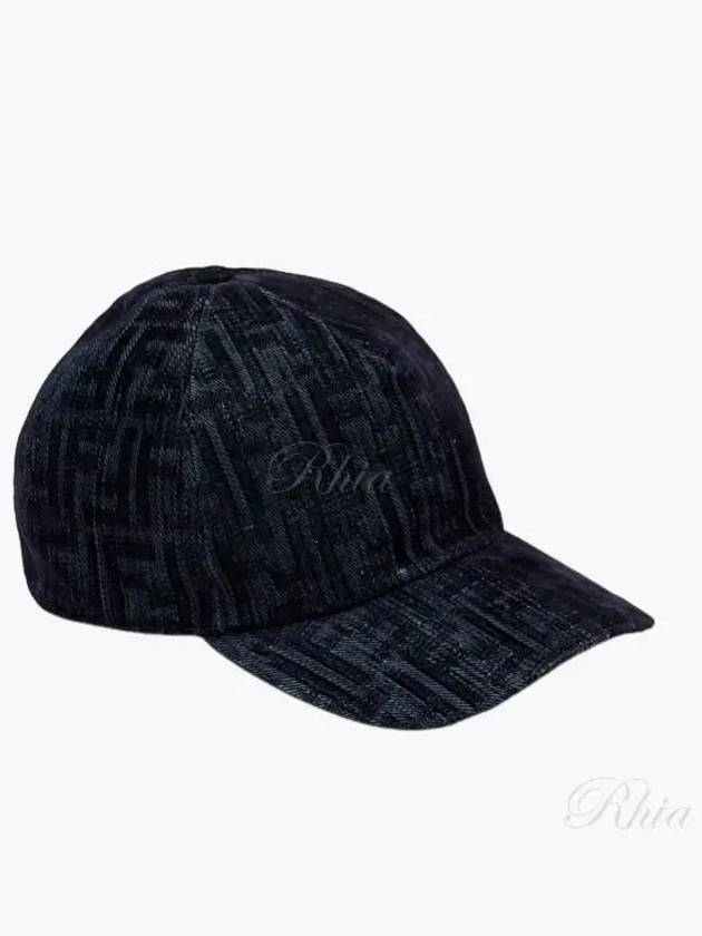 FF Denim Ball Cap Blue - FENDI - BALAAN 2