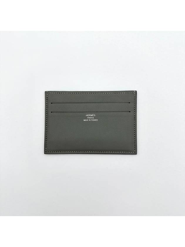 Citizen Twill Card Wallet Grey - HERMES - BALAAN 3