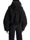 The Caraco Cropped Parka Black - JACQUEMUS - BALAAN 4