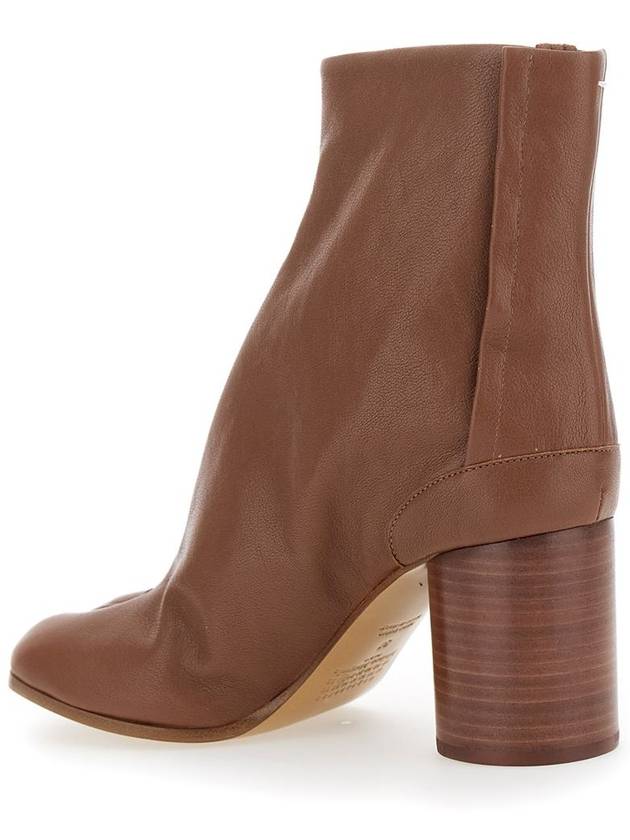 Women's Tabi Ankle Middle Boots Tabaco Brown - MAISON MARGIELA - BALAAN 4