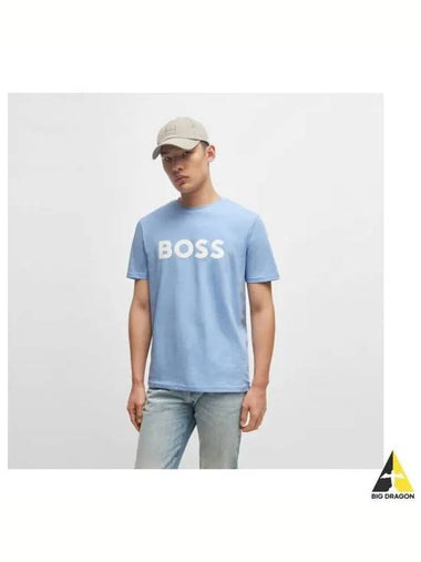 Logo short sleeve t shirt regular fit 50481923 460 - BOSS - BALAAN 1