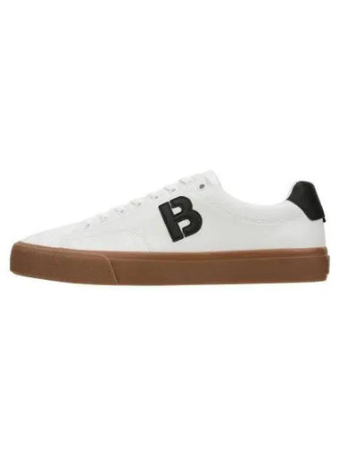 B logo striped low top sneakers 50474728 121 - BOSS - BALAAN 1