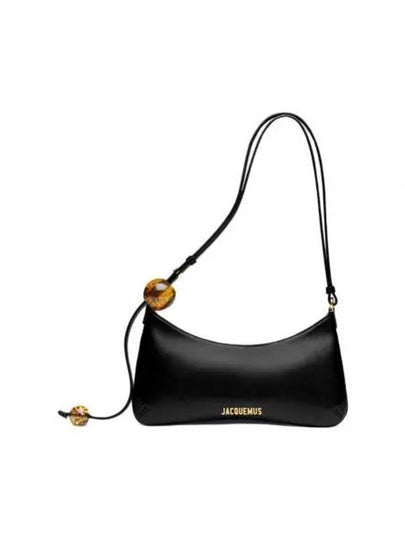 Le Bisou Perle Beaded Shoulder Bag Black - JACQUEMUS - BALAAN 2