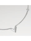 Essential V Supple Necklace Silver - LOUIS VUITTON - BALAAN 3