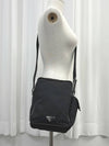 Black Pocono Re Nylon Tesuto Square Cross Bag 3APRB3581 - PRADA - BALAAN 3