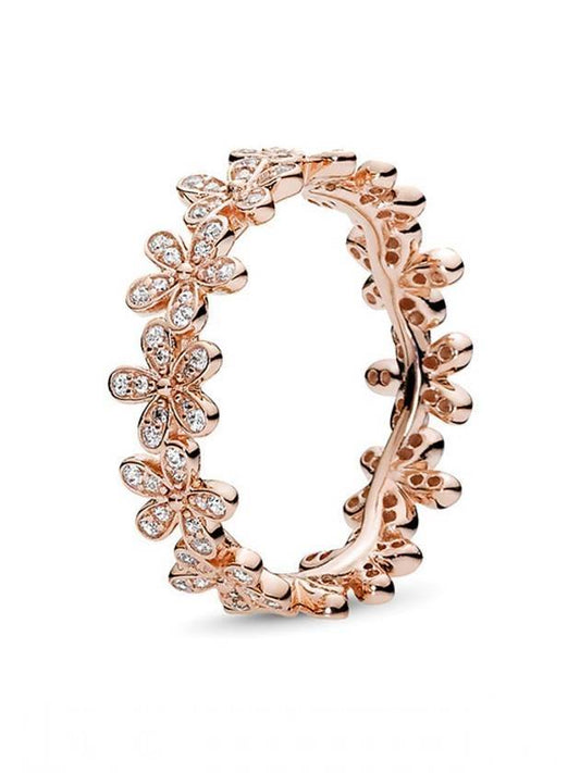 Rose Daisy Flower Ring Rose Gold - PANDORA - BALAAN 1