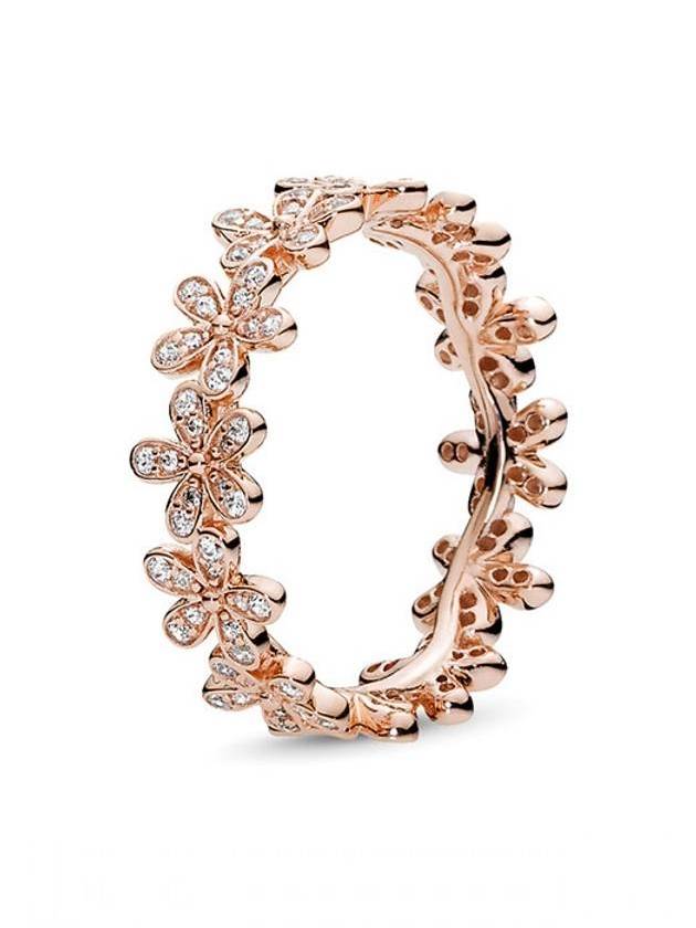 Rose Daisy Flower Ring Rose Gold - PANDORA - BALAAN.