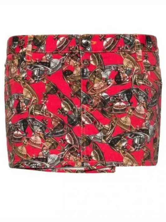 Crazy ORB H Line Skirt Red - VIVIENNE WESTWOOD - BALAAN 2