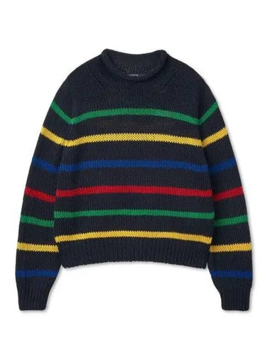 30 points paid W striped cotton sweater navy - POLO RALPH LAUREN - BALAAN 1