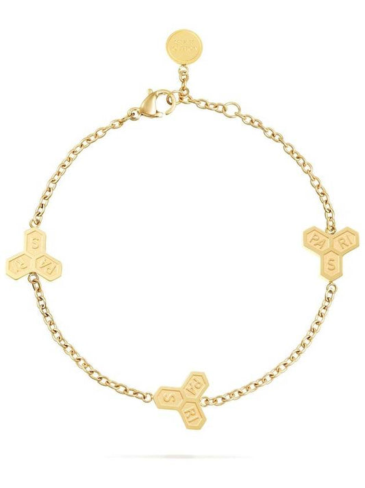 Muriel bracelet 10 gold motherofpearl motif 3 - MOIETOII PARIS - BALAAN 2