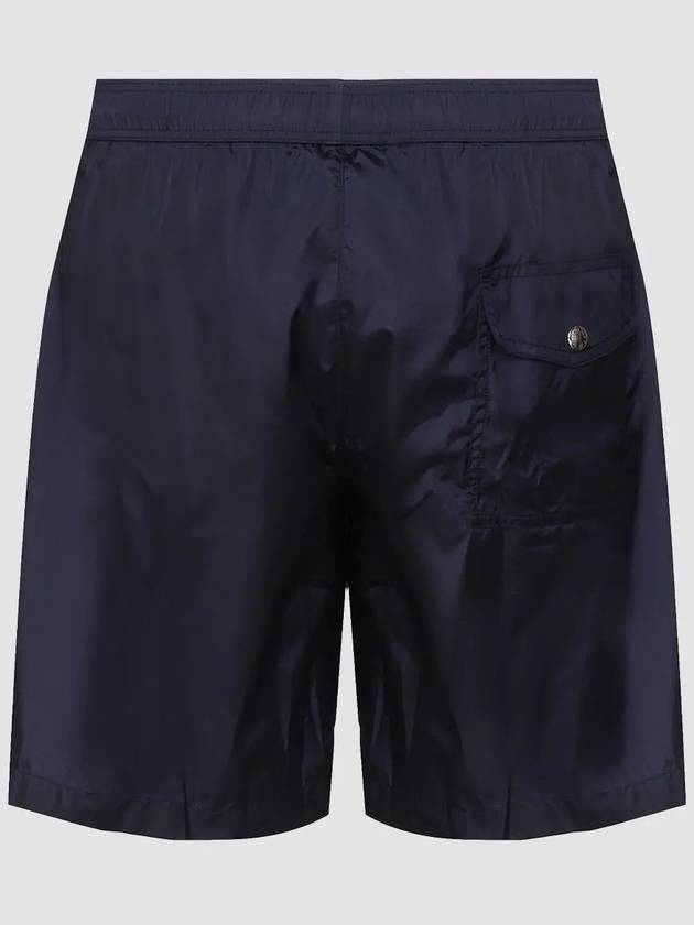 Tricolor Trim Swim Shorts Night Blue - MONCLER - BALAAN 3