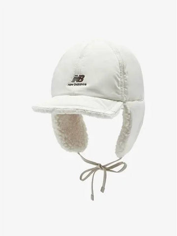 NBGDEFW901 Bubble ear shaped hat CREAM - NEW BALANCE - BALAAN 1