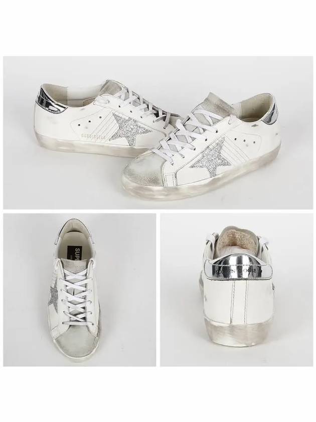 Superstar Distressed Calf Leather Low Top Sneakers White - GOLDEN GOOSE - BALAAN 3